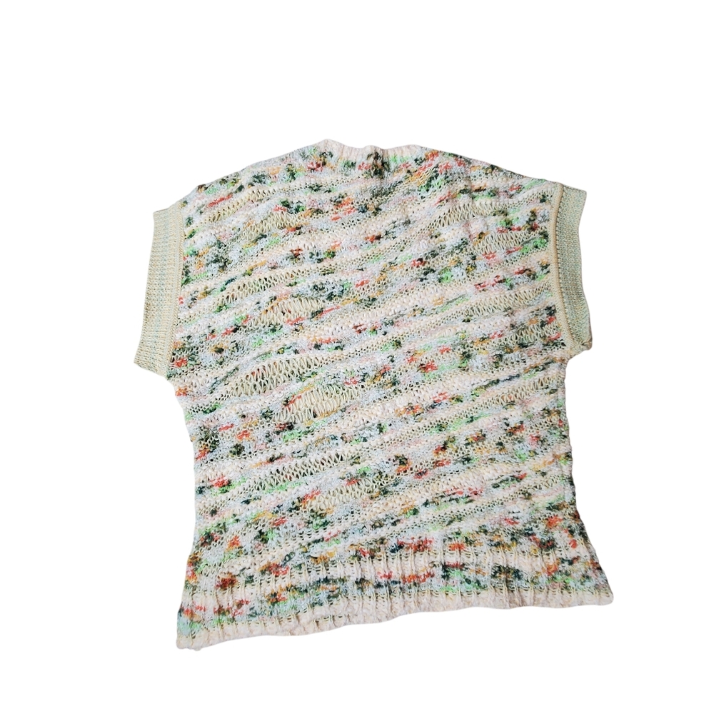 Ulla Johnson Frankie Confetti Knit Cotton Silk Feminine Boho SweaterTop - Picture 5 of 8